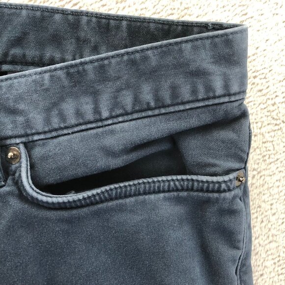 Quince Mens Pants 34x30 Navy Blue Cotton Blend Straight-Leg Casual - Picture 12 of 16